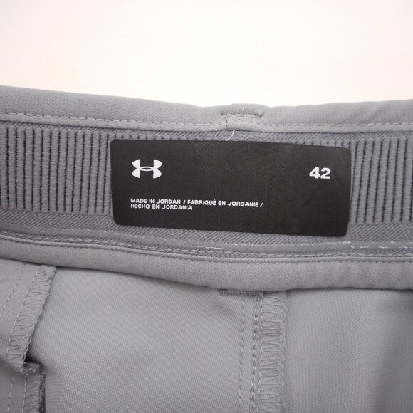 Under Armour Mens 42 Performance Golf Shorts Stretch Lightweight Athletic Gray - Picture 6 of 10
